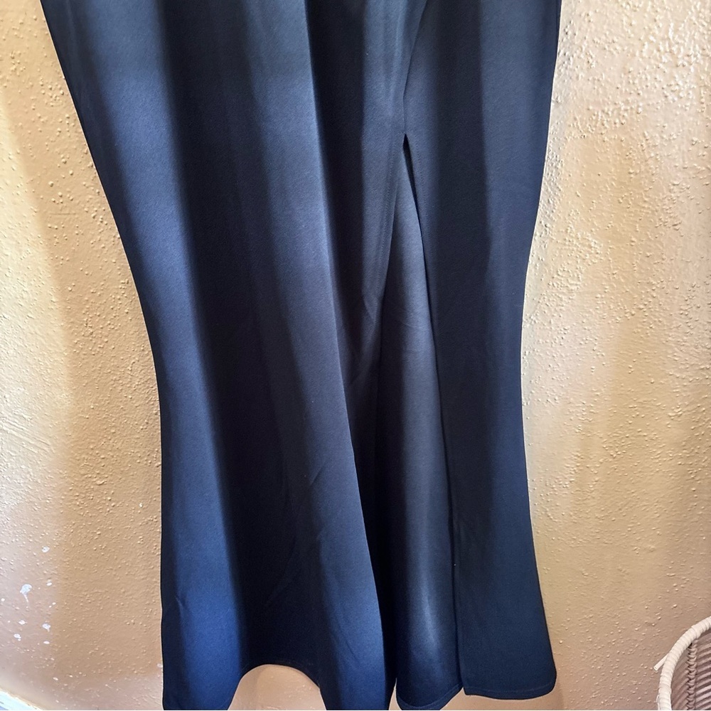 WOOSEA Women Sleeveless V Neck Split Evening Cocktail Long Dress XL - Picture 4 of 8